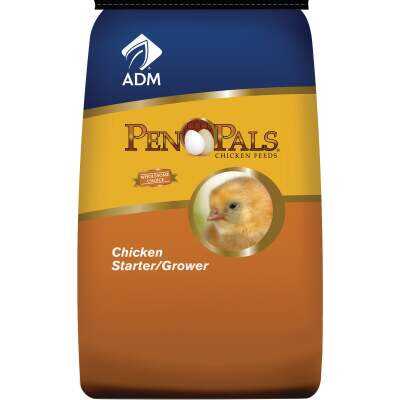ADM Pen Pals 25 Lb. Chicken Starter/Grower Chicken Feed