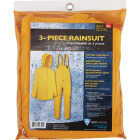 Boss XL 3-Piece Yellow PVC Lined Rain Suit Image 2