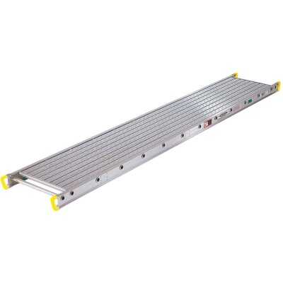 Werner Task-Master 2 Person, 500 LB. Load Capacity 16 Ft. Aluminum Stage Extension Plank